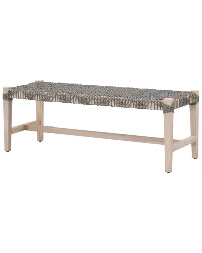 Essentials For Living Costa Outdoor Bench In Grey