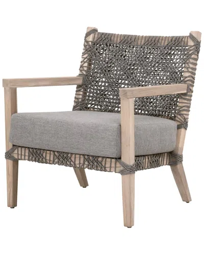 Essentials For Living Costa Outdoor Club Chair In Grey