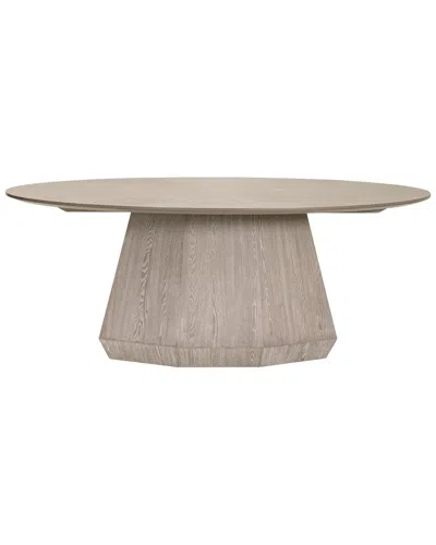 Essentials For Living Coulter Oval Dining Table In Neutral