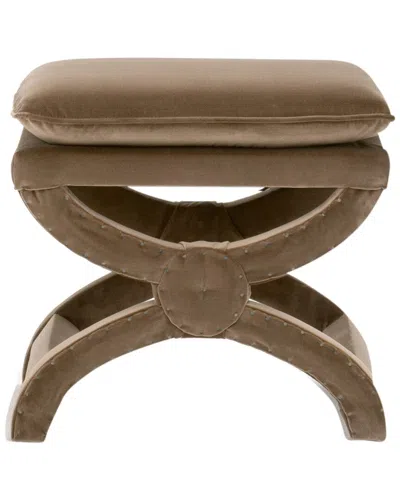 Essentials For Living Gaston Ottoman In Brown
