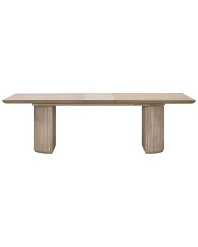 Essentials For Living Halloway Extension Dining Table In Brown