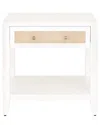 Essentials For Living Holland 1-drawer Side Table In White