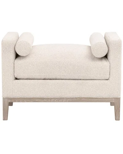 Essentials For Living Keaton Upholstered Accent Stool In Neutral