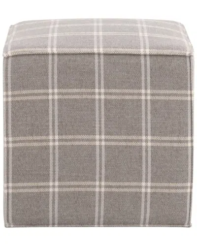 Essentials For Living Knox Accent Cube In Brown