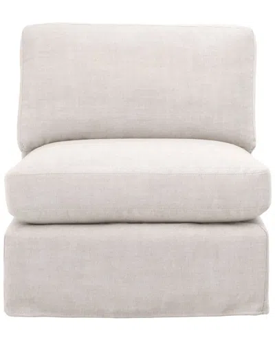 Essentials For Living Lena Modular Slipcover 1-seat Armless Chair In Neutral