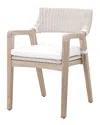 Essentials For Living Lucia Outdoor Arm Chair In White