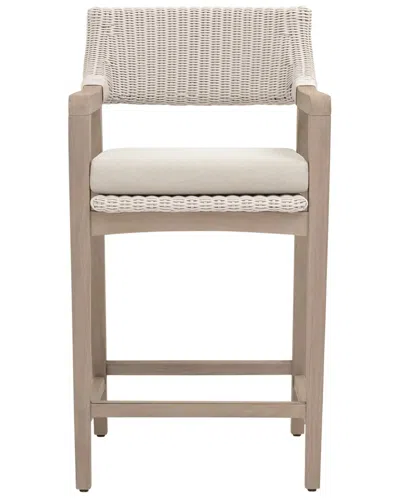 Essentials For Living Lucia Outdoor Counter Stool In Brown