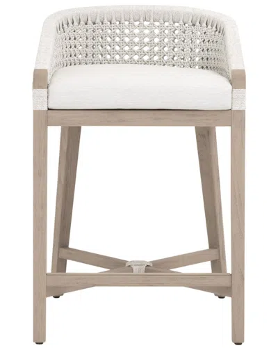 Essentials For Living Montecito Outdoor Counter Stool In Neutral