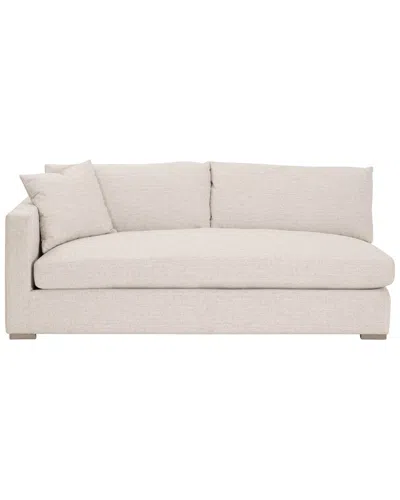 Essentials For Living Newport Outdoor Modular 2-seat Left Track Arm Sofa In Neutral