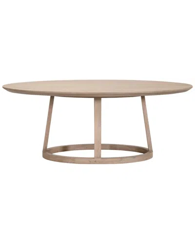 Essentials For Living Reeves Oval Dining Table In Neutral