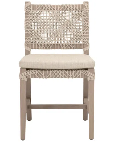 Essentials For Living Set Of 2 Costa Outdoor Dining Chairs In Neutral