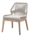 Essentials For Living Set Of 2 Loom Outdoor Dining Chair In Neutral