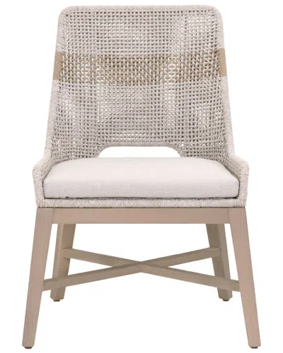 Essentials For Living Set Of 2 Tapestry Outdoor Dining Chairs In Brown