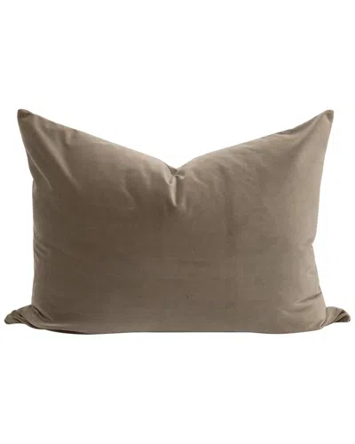 Essentials For Living Set Of 2 The Basic 34in Essential Dutch Pillows In Brown