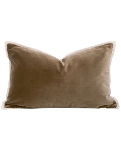 Essentials For Living Set Of 2 The Not So Basic 20in Essential Lumbar Pillows In Brown