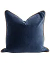 Essentials For Living Set Of 2 The Not So Basic 22in Essential Pillows In Blue
