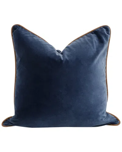Essentials For Living Set Of 2 The Not So Basic 22in Essential Pillows In Blue