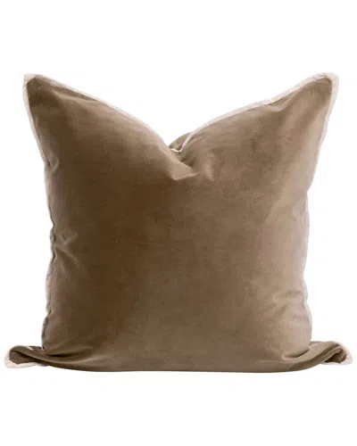 Essentials For Living Set Of 2 The Not So Basic 22in Essential Pillows In Brown