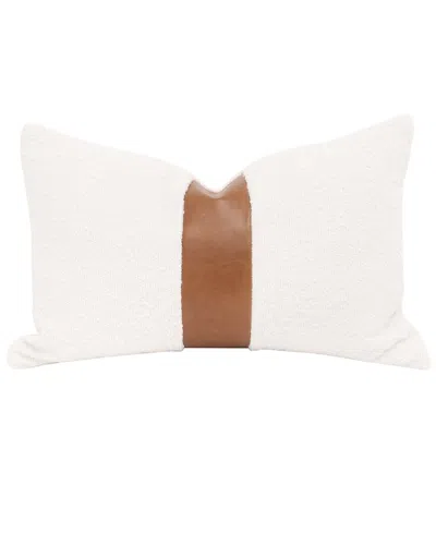 Essentials For Living Set Of 2 The Split Decision 20in Essential Lumbar Pillows In Brown