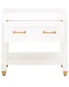 Essentials For Living Stella 1-drawer Nightstand In White