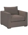 Essentials For Living Newport Outdoor Track Arm Sofa Chair In Brown