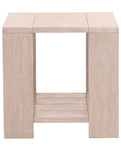 Essentials For Living Sur Outdoor End Table In Brown