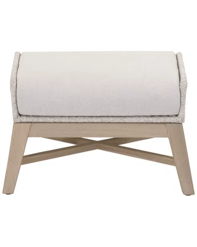 Essentials For Living Tapestry Outdoor Footstool In Neutral