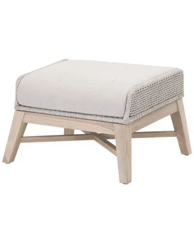 Essentials For Living Tapestry Outdoor Footstool In Neutral