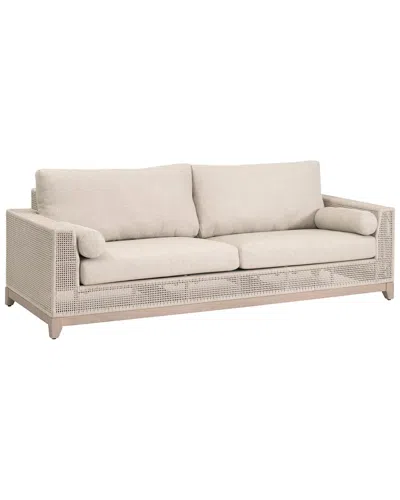 Essentials For Living Tropez Outdoor 90in Sofa In Neutral