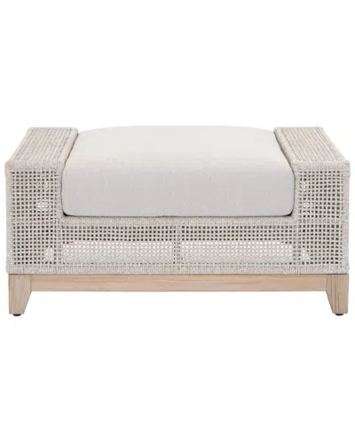 Essentials For Living Tropez Outdoor Ottoman In Brown