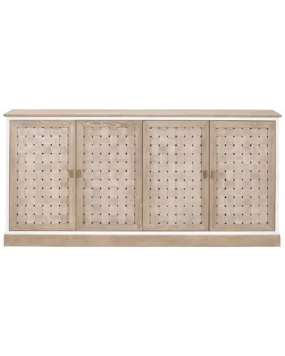 Essentials For Living Weave Media Sideboard In Neutral