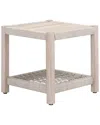 Essentials For Living Wrap Outdoor End Table In Brown