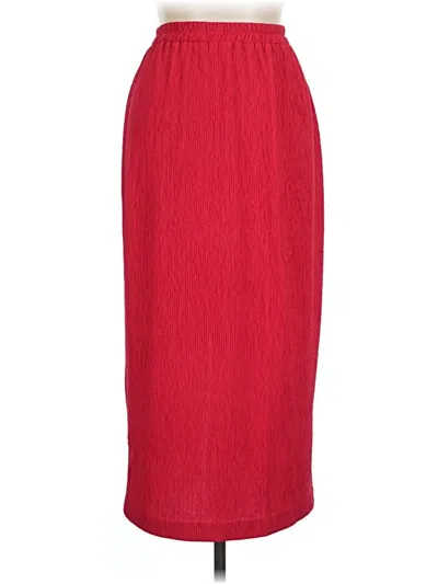 Pre-owned Essentials Formal Skirt In Red