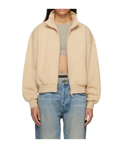 ESSENTIALS FULLZIP COTTON-BLEND JACKET