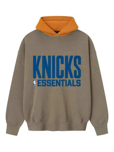 Essentials Graphic Hooded Sweatshirt In Neutral