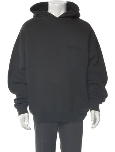 Pre-owned Essentials Graphic Print Crew Neck Hoodie In Gray
