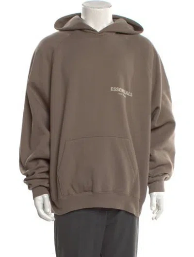 Pre-owned Essentials Graphic Print Crew Neck Hoodie In Multi