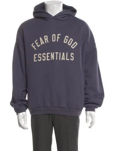 Pre-owned Essentials Graphic Print Crew Neck Hoodie In Multi