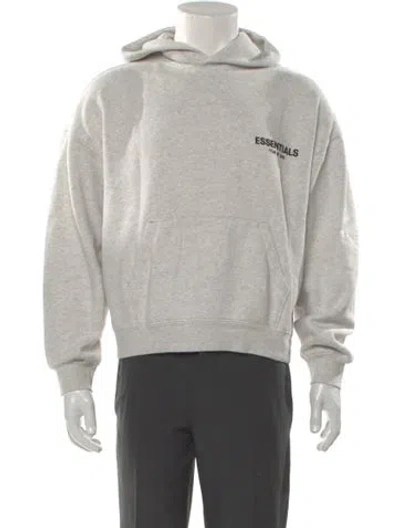 Pre-owned Essentials Graphic Print Crew Neck Hoodie In Neutral