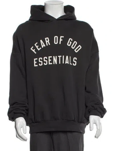 Pre-owned Essentials Graphic Print Crew Neck Hoodie W/ Tags In Gray