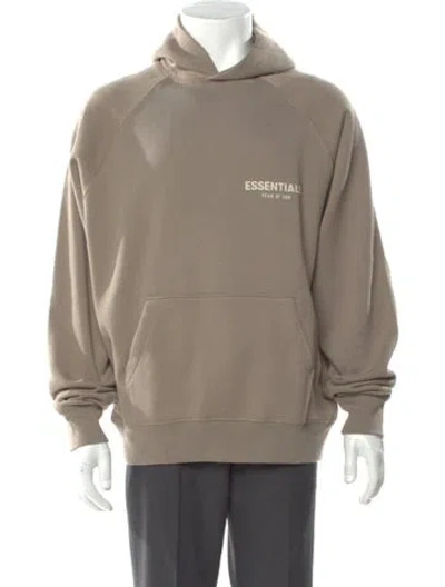 Pre-owned Essentials Graphic Print Crew Neck Hoodie W/ Tags In Neutral