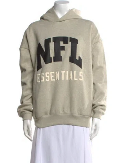 Pre-owned Essentials Graphic Print Crew Neck Hoodie W/ Tags In Neutral