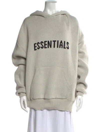 Pre-owned Essentials Graphic Print Crew Neck Sweater W/ Tags In Neutral
