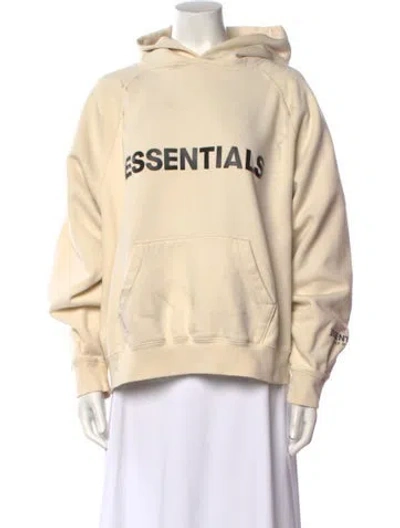 Pre-owned Essentials Graphic Print Crew Neck Sweatshirt In Neutral