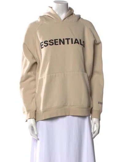 Pre-owned Essentials Graphic Print Crew Neck Sweatshirt In Neutral