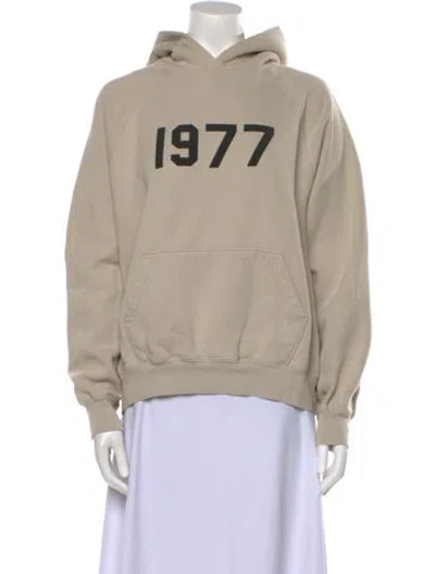 Pre-owned Essentials Graphic Print Crew Neck Sweatshirt In Neutral