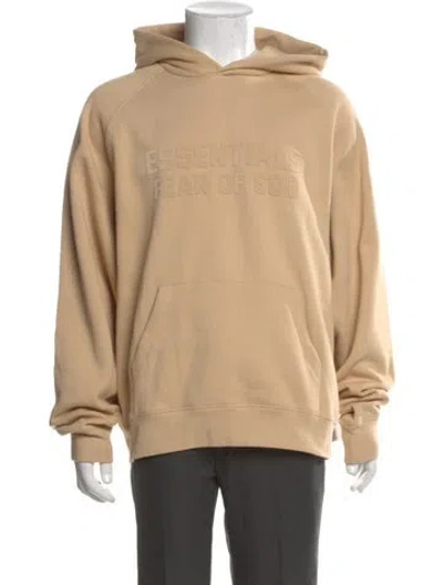 Pre-owned Essentials Graphic Print Crew Neck Sweatshirt W/ Tags In Brown