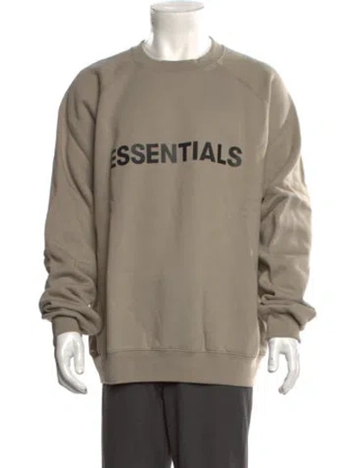 Pre-owned Essentials Graphic Print Crew Neck Sweatshirt W/ Tags In Neutral