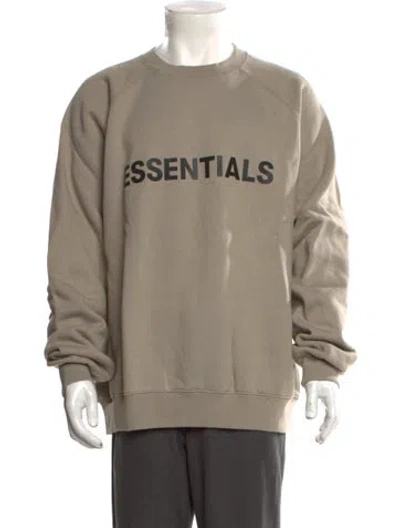 Pre-owned Essentials Graphic Print Crew Neck Sweatshirt W/ Tags In Neutral