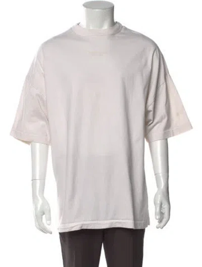 Pre-owned Essentials Graphic Print Crew Neck T-shirt In Neutral